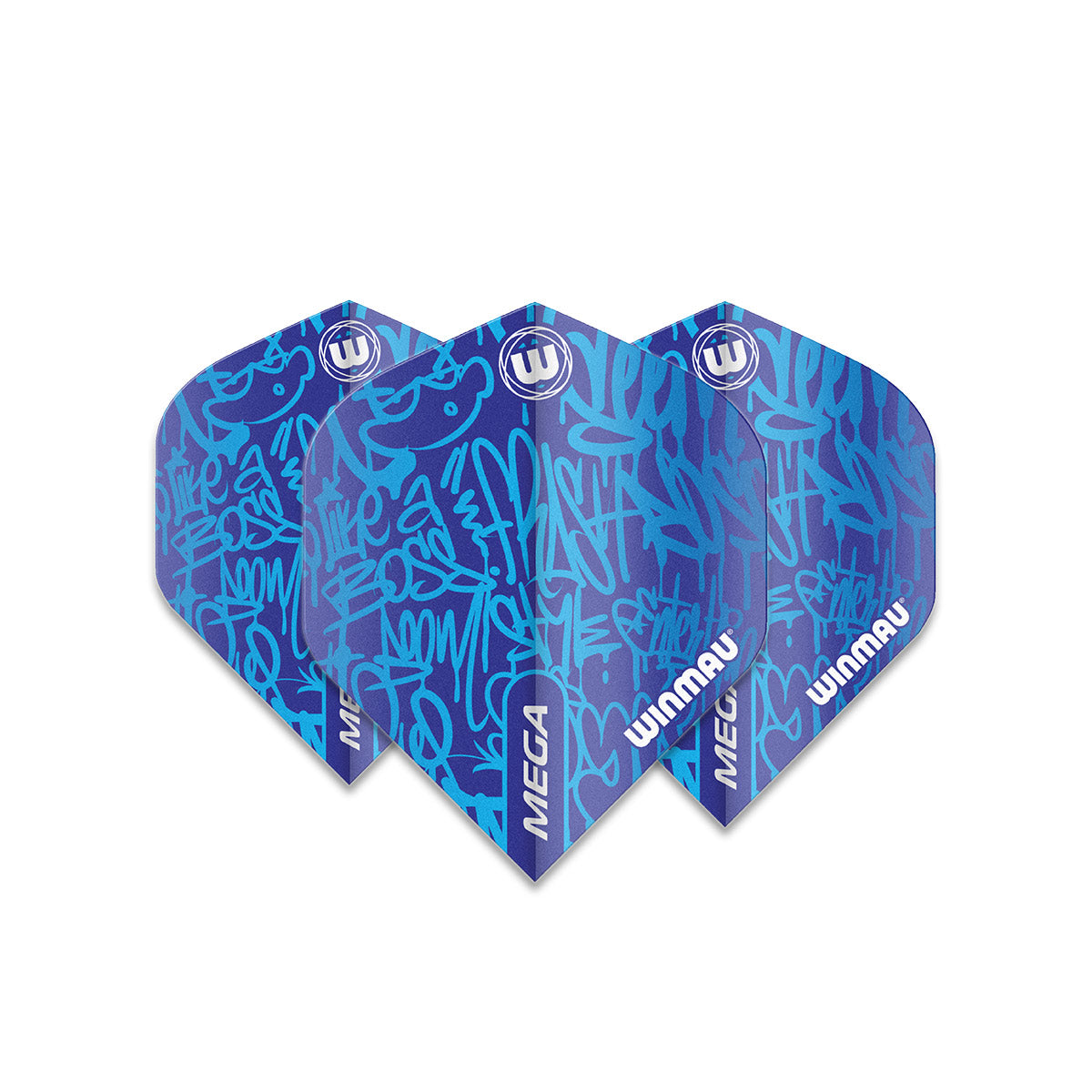 Flights Winmau Mega S. Blue