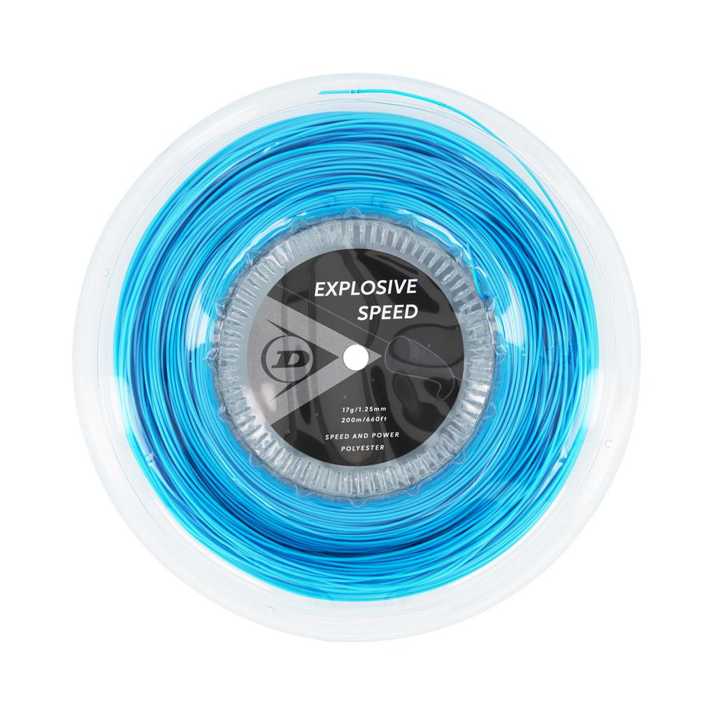 Corde de tennis EXPLOSIVE SPEED 17G bleue BOBINE 200M 1,25mm