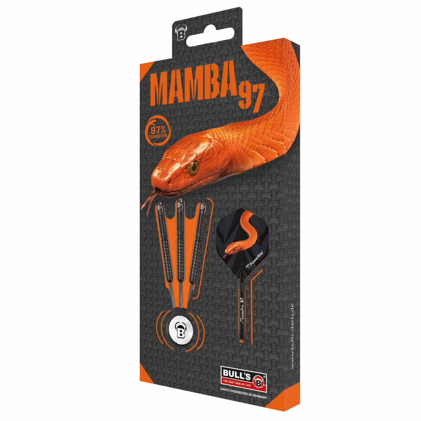 BULL'S Mamba 97 M6 Steel Dart Fléchettes