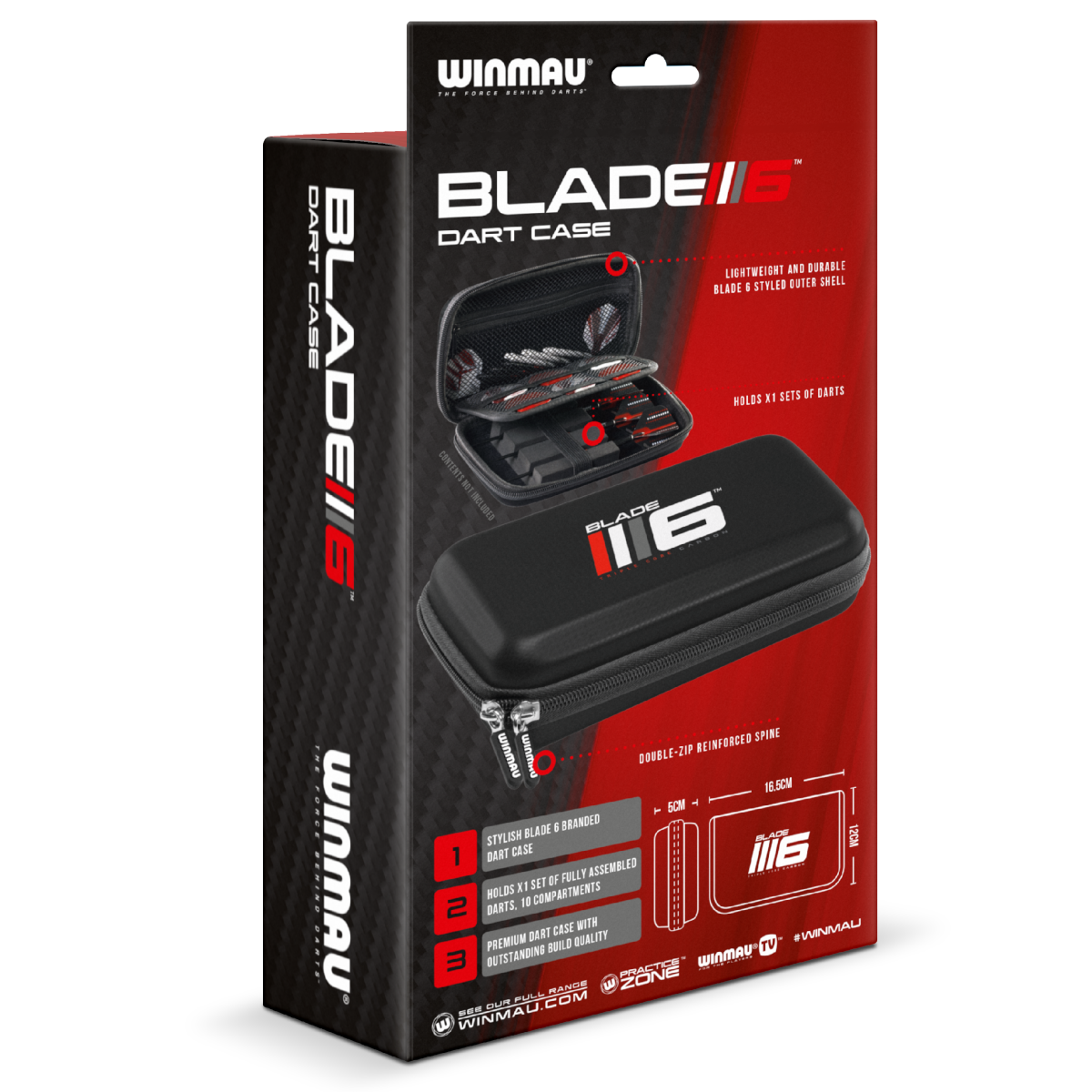 Winmau Blade 6 Dart Case – Étui à fléchettes robuste pour un transport sécurisé