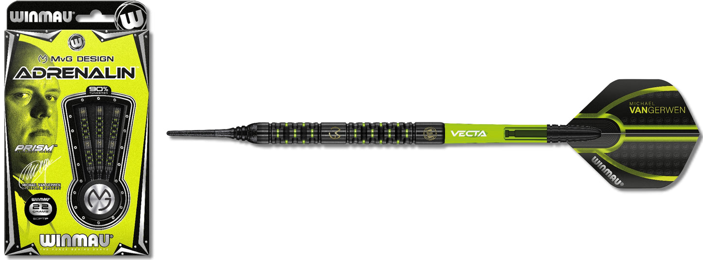 Softdart Winmau MvG Adrenalin 2430-22g
