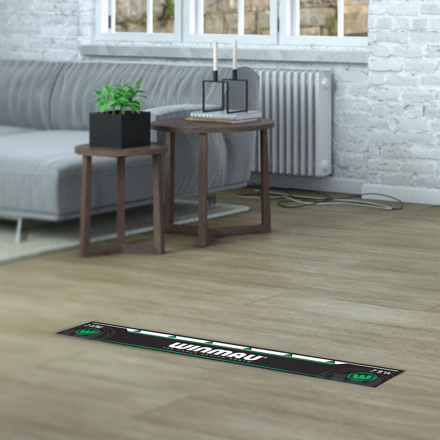 Abwurflinie Winmau 237 cm (Steel + Soft) Oche