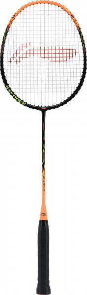 Li-Ning Badmintonschläger AXFORCE 9 bespannt schwarz/orange - AYPS075-1