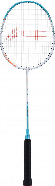 Raquette de badminton Li-Ning AXFORCE 9 cordée blanc/bleu - AYPS079-1