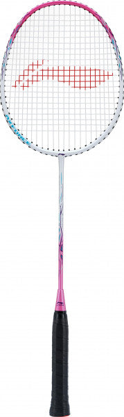 Raquette de badminton Li-Ning AXFORCE 9 cordée blanc/rose - AYPS081-1