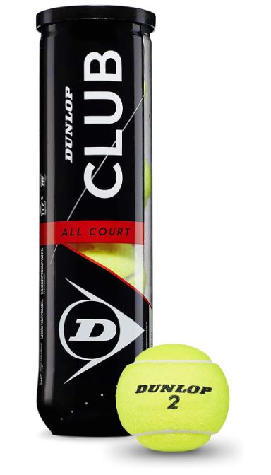 Dunlop Balle de tennis Club All Court Boîte de 4 balles