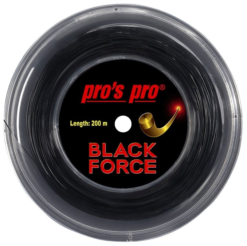 Pros Pro Tennissaite BLACK FORCE 200 m Rolle 1.19mm