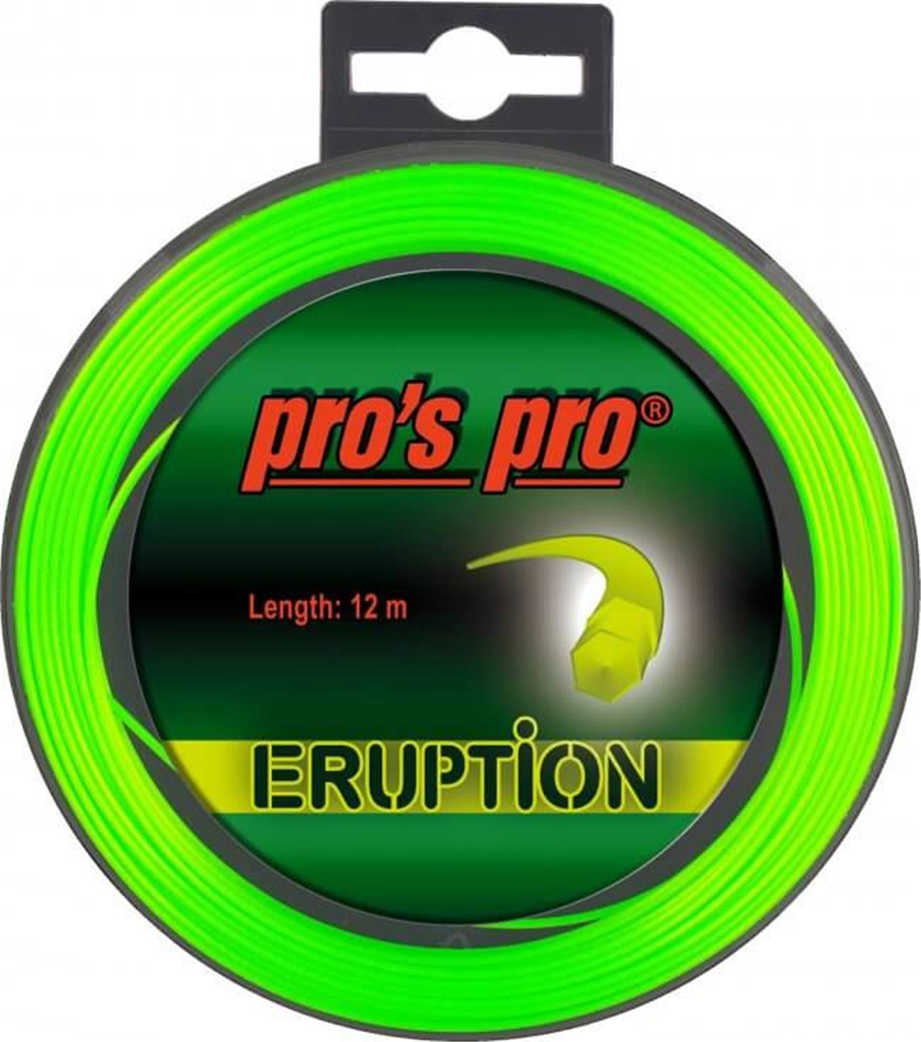 Pros Pro Tennissaite ERUPTION NEON-GRÜN 12m Set
