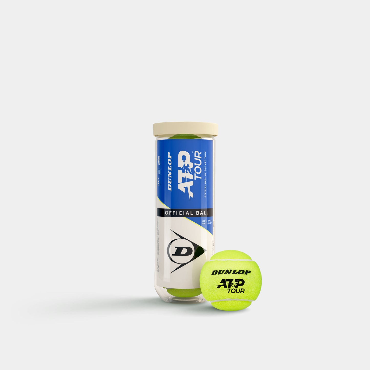 Dunlop Sport Balle de tennis ATP TOUR Lot de 3 balles de tennis PET