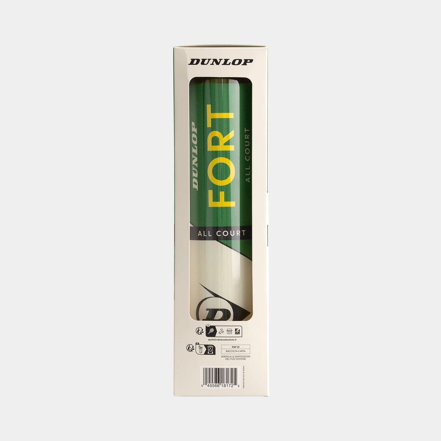 Dunlop Tennisball Fort All Court 2x4PET Cartonette Tennisbälle 4er Dose