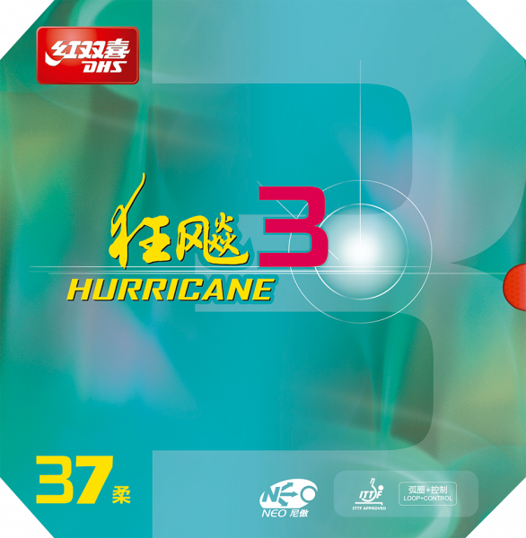 DHS NEO Hurricane 3 Revêtement souple rouge - DXDP010-4