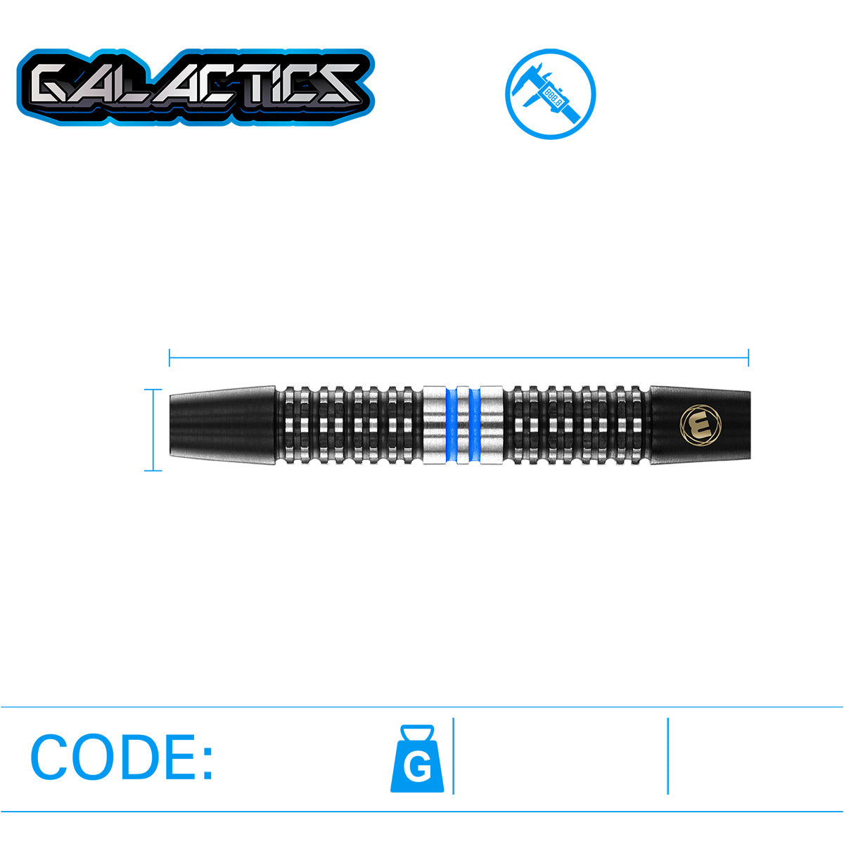 Winmau Softdart Galactics 2493 Fléchettes 20 g