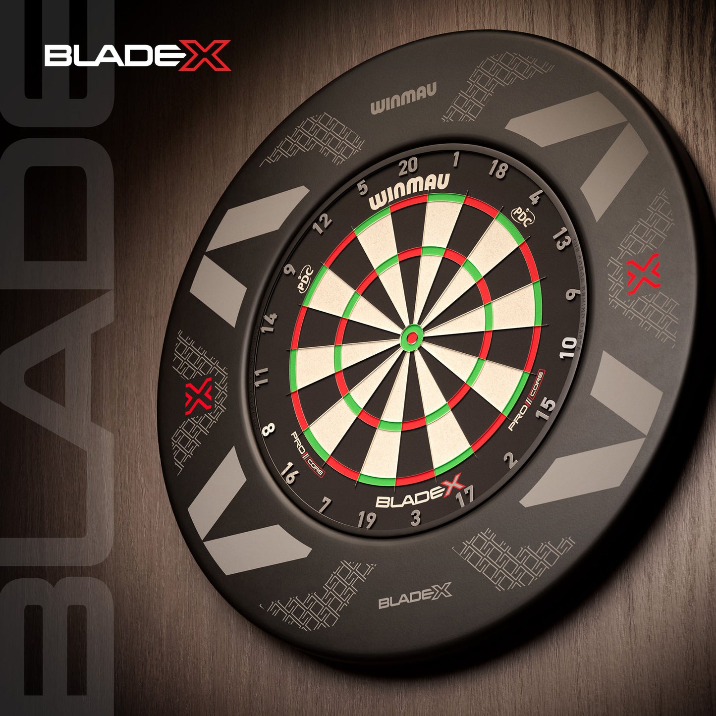 Cible de fléchettes Winmau Blade X PDC Steeldart