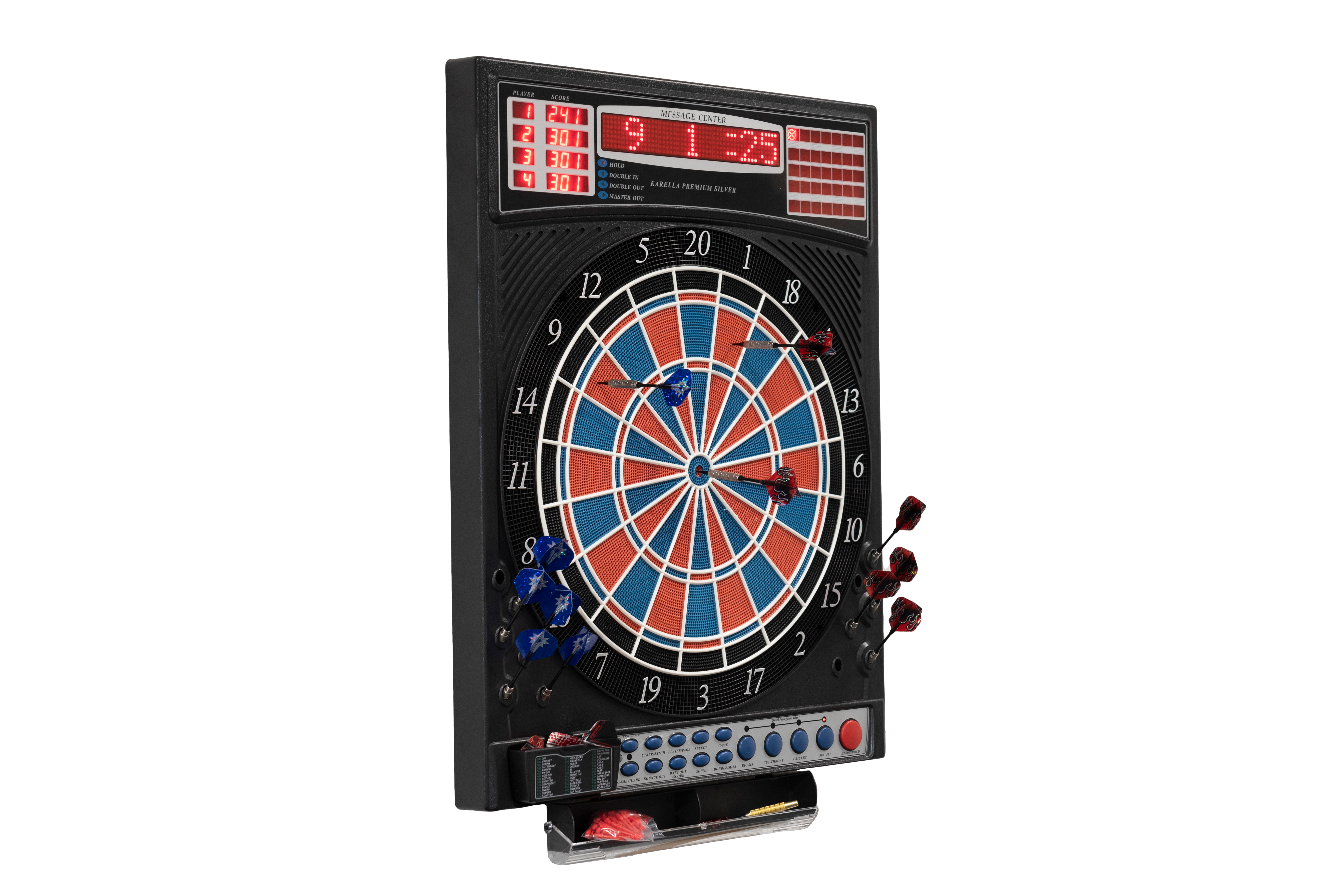 Dartautomat Karella Premium Silver E-Dartscheibe