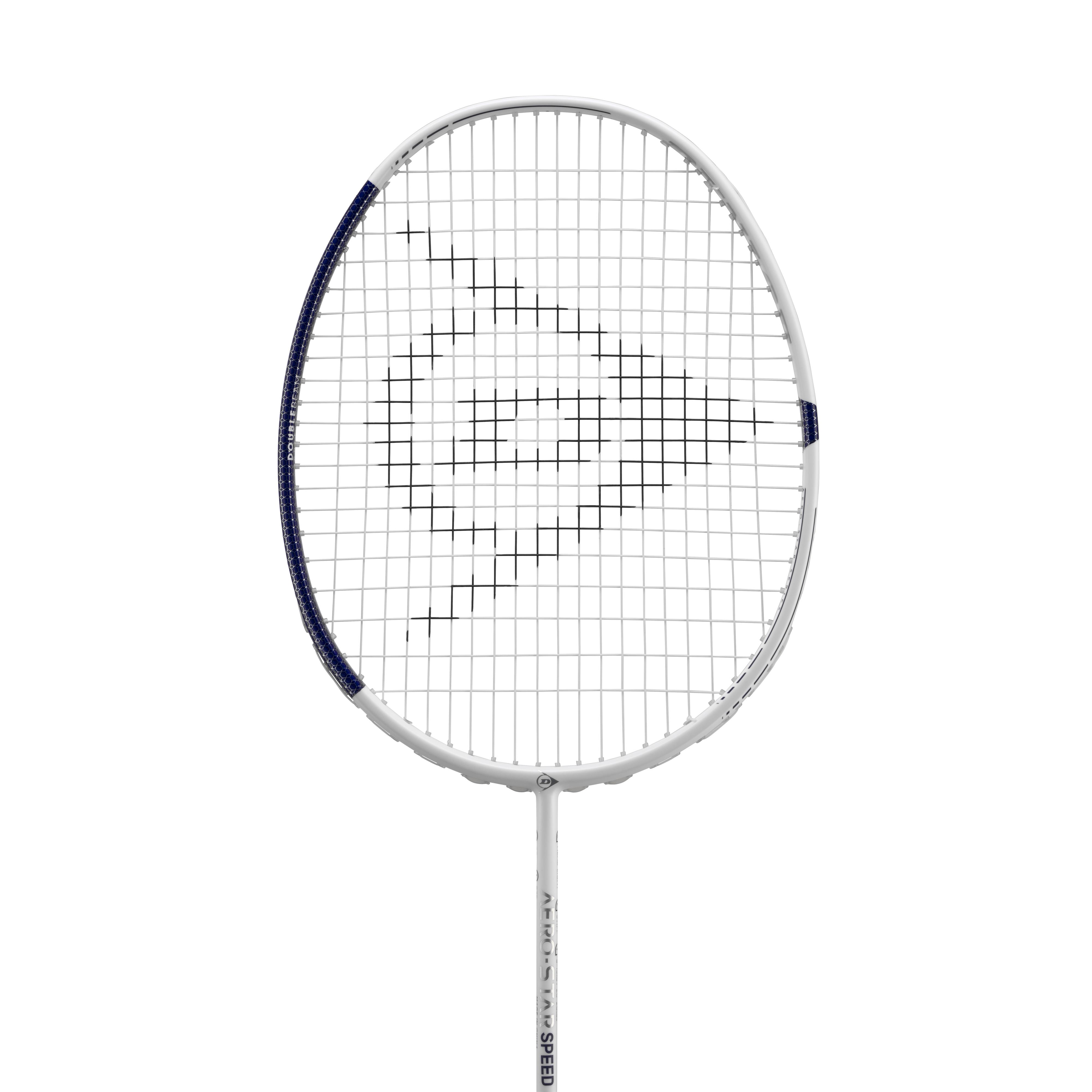 Dunlop Badmintonschläger Aero-Star Speed 86 weiß/blau bespannt
