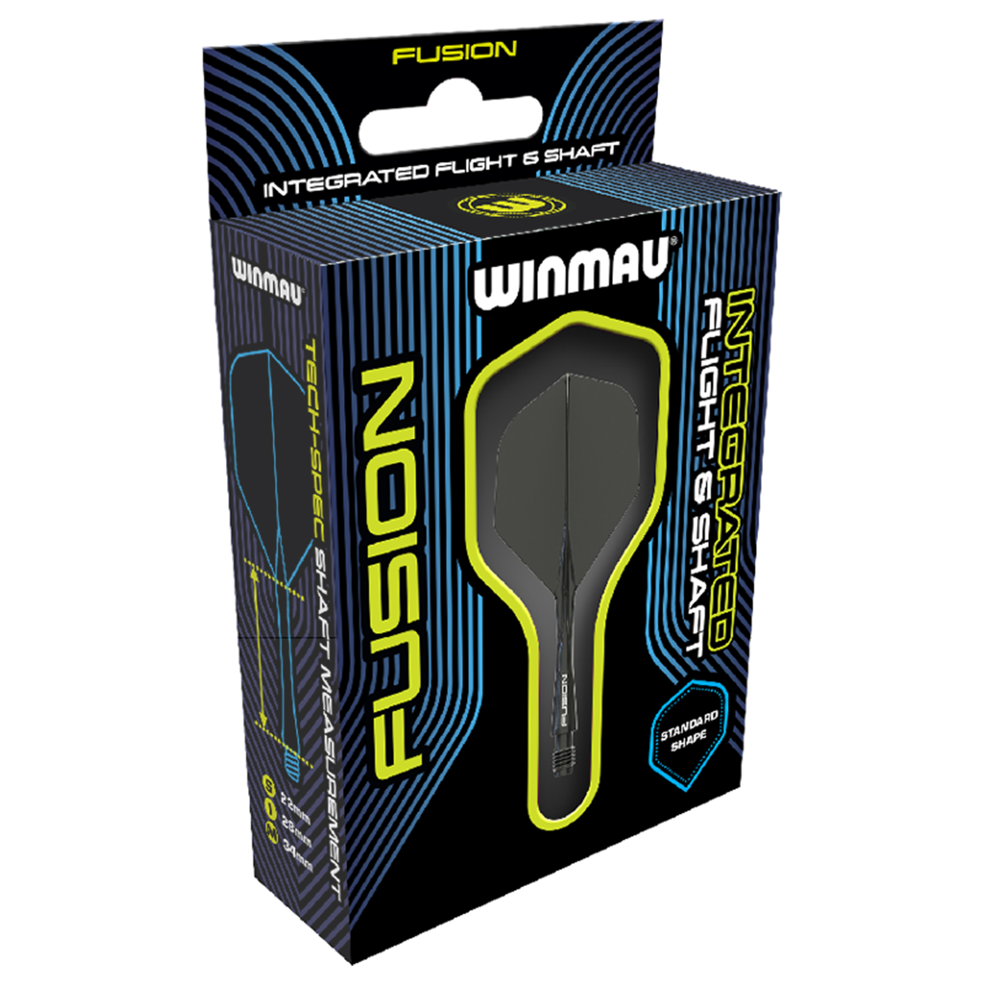 Flights Winmau Fusion black medium 