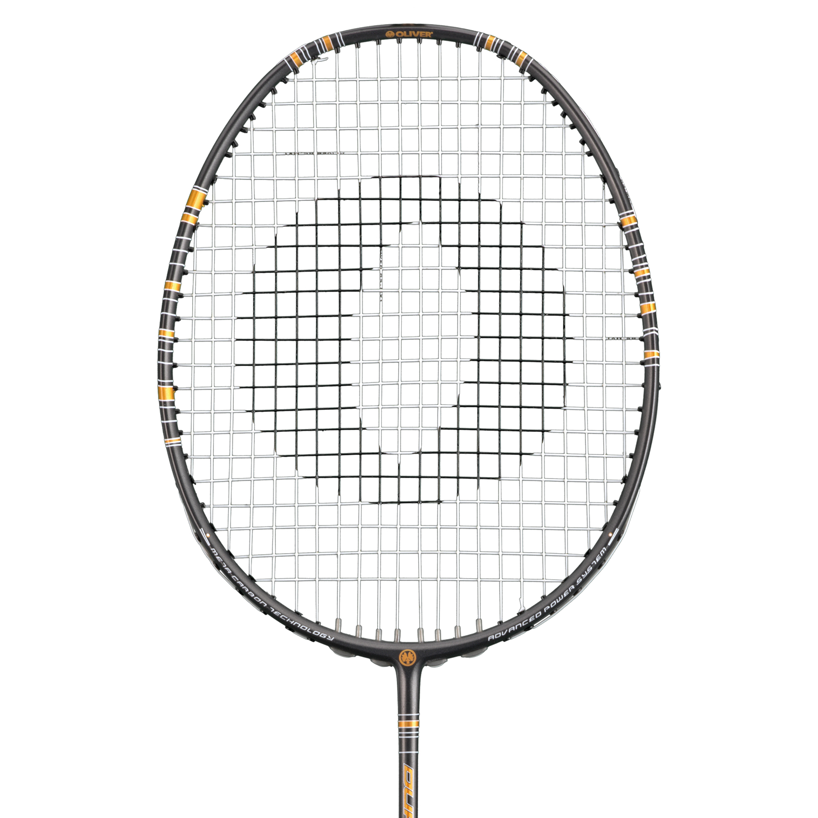 OLIVER Badmintonschläger DUAL TEC bespannt