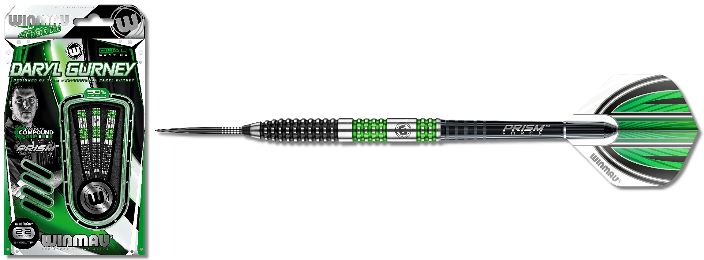 Steeldart Winmau Daryl Gurney Spec.Edt. 1422-24g