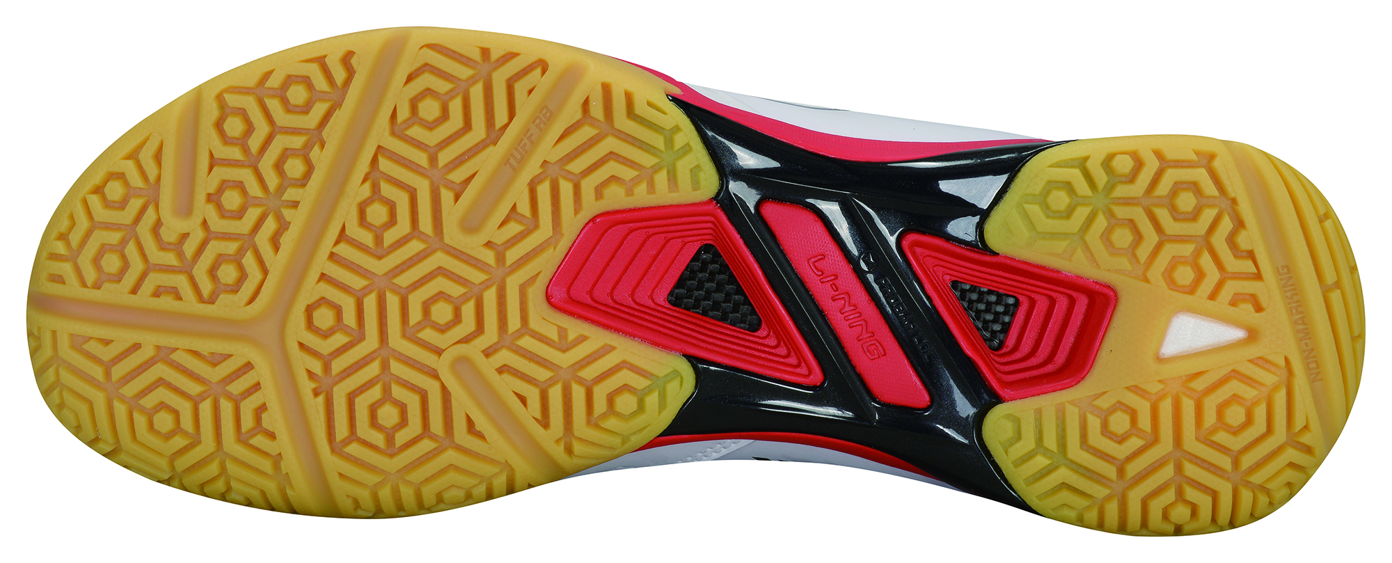 Li-Ning Unisex Badmintonschuh "Blade Pro" weiß/rot EU 46 1/3, US 12