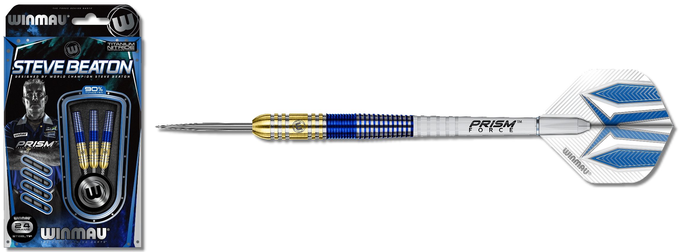 Steeldart Winmau Steve Beaton 1407-22g