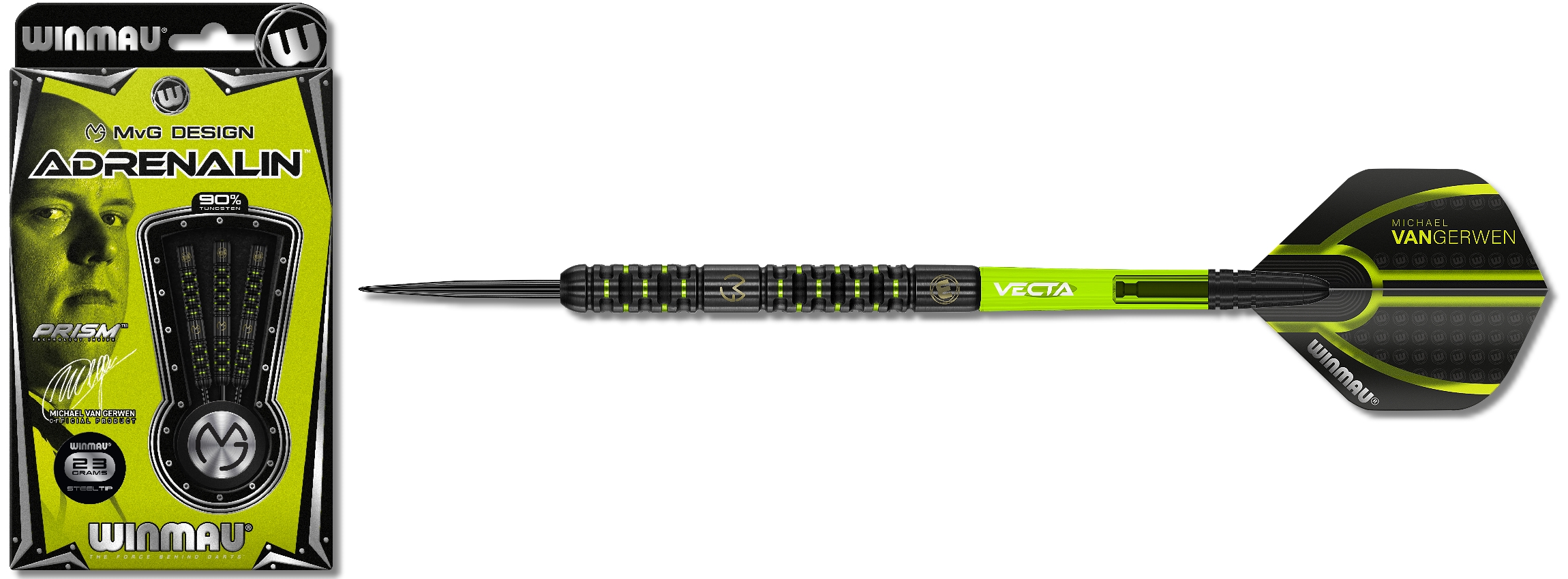 Steeldart Winmau MvG Adrenalin 1441-24g Dartpfeile