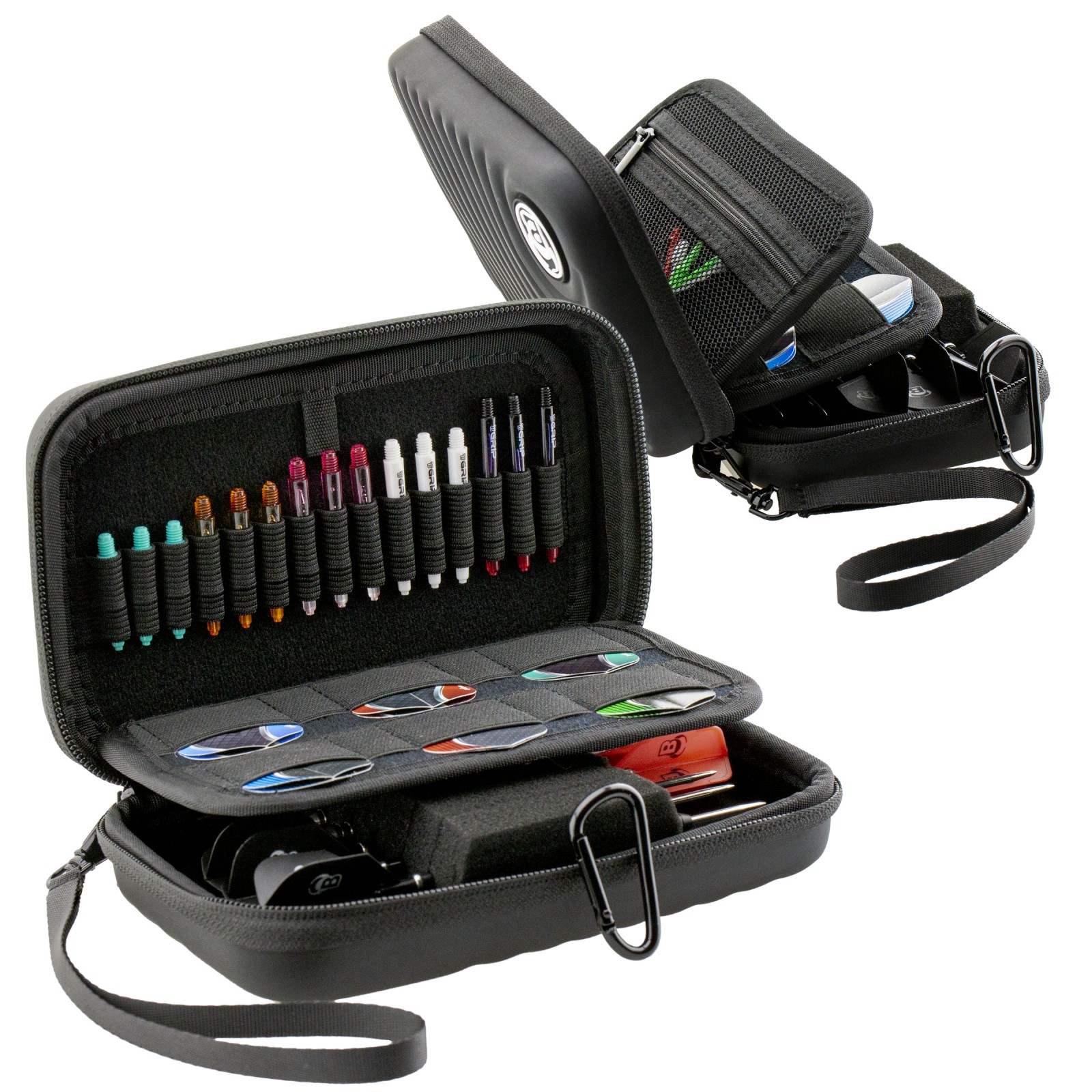 BULL'S ORBIS XL Dartcase black Darttasche