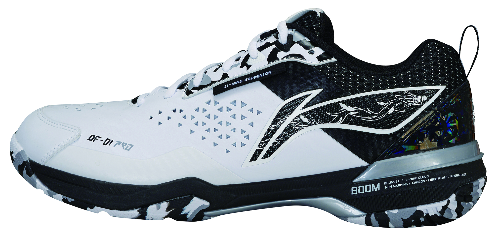 Li-Ning Unisex Badmintonschuh "Blade Pro" weiß/schwarz