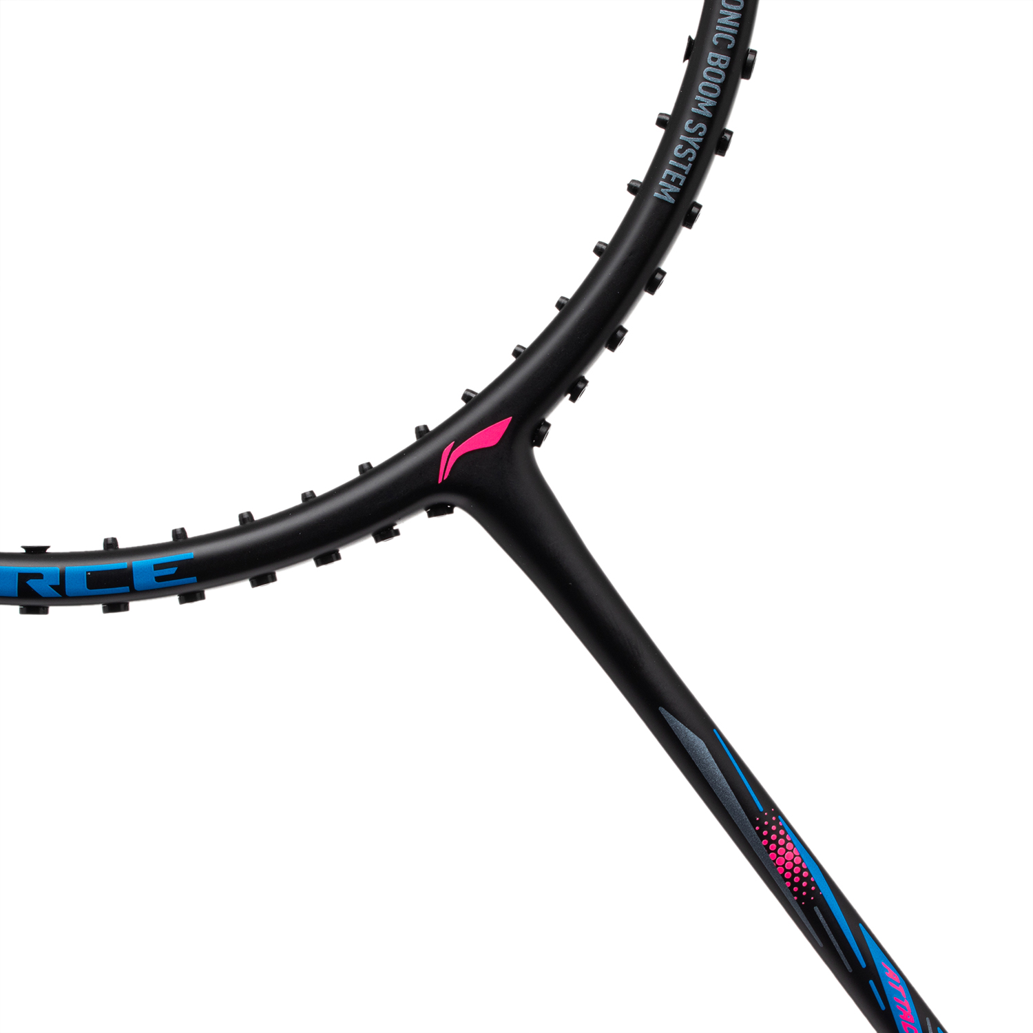 Li-Ning Badmintonschläger AXFORCE BIGBANG (7U) schwarz - unbespannt - AYPS273-1