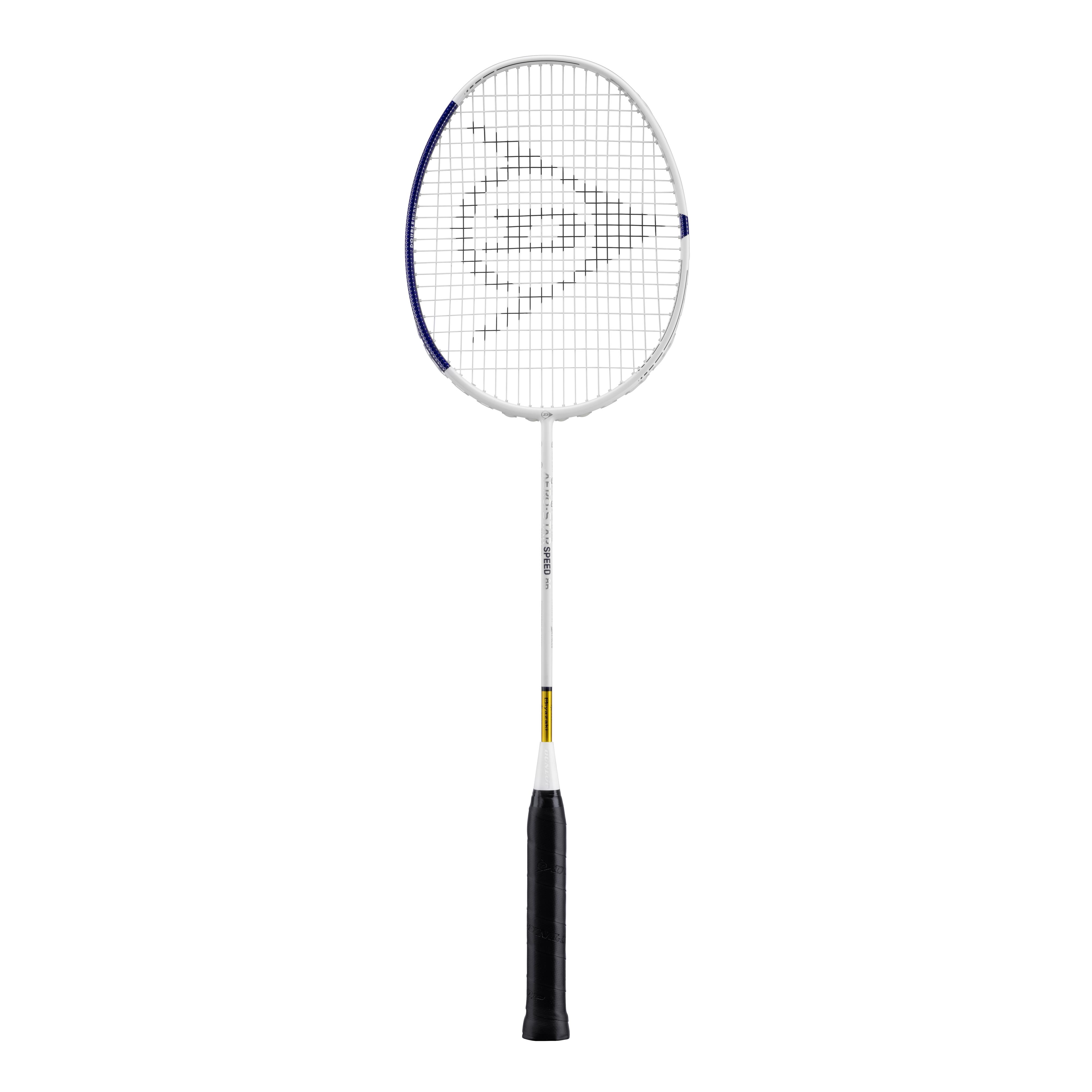 Dunlop Badmintonschläger Aero-Star Speed 86 weiß/blau bespannt