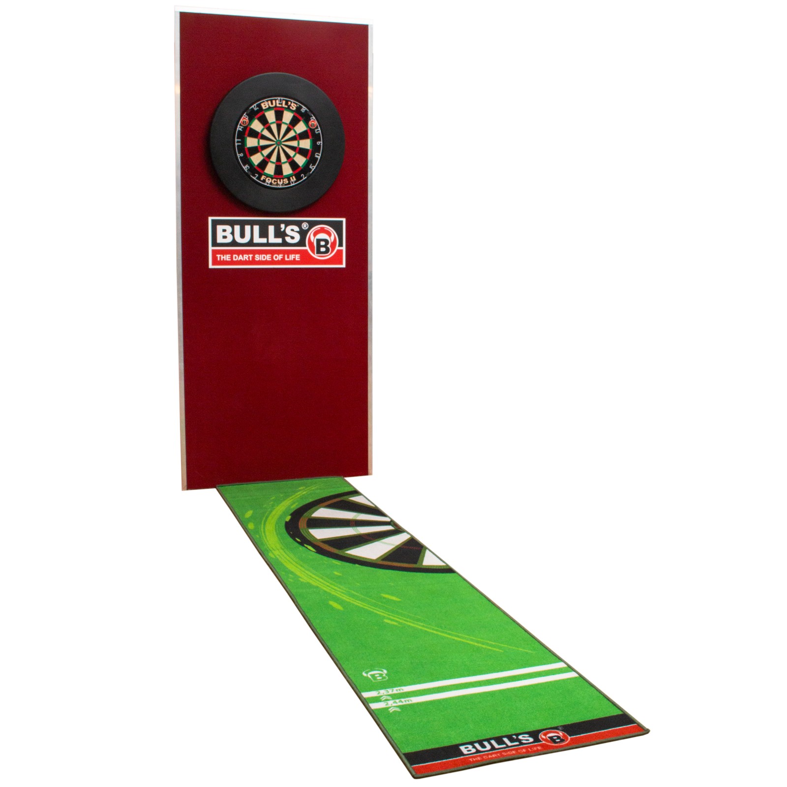 BULL'S Carpet Mat "120" Green Dartteppich