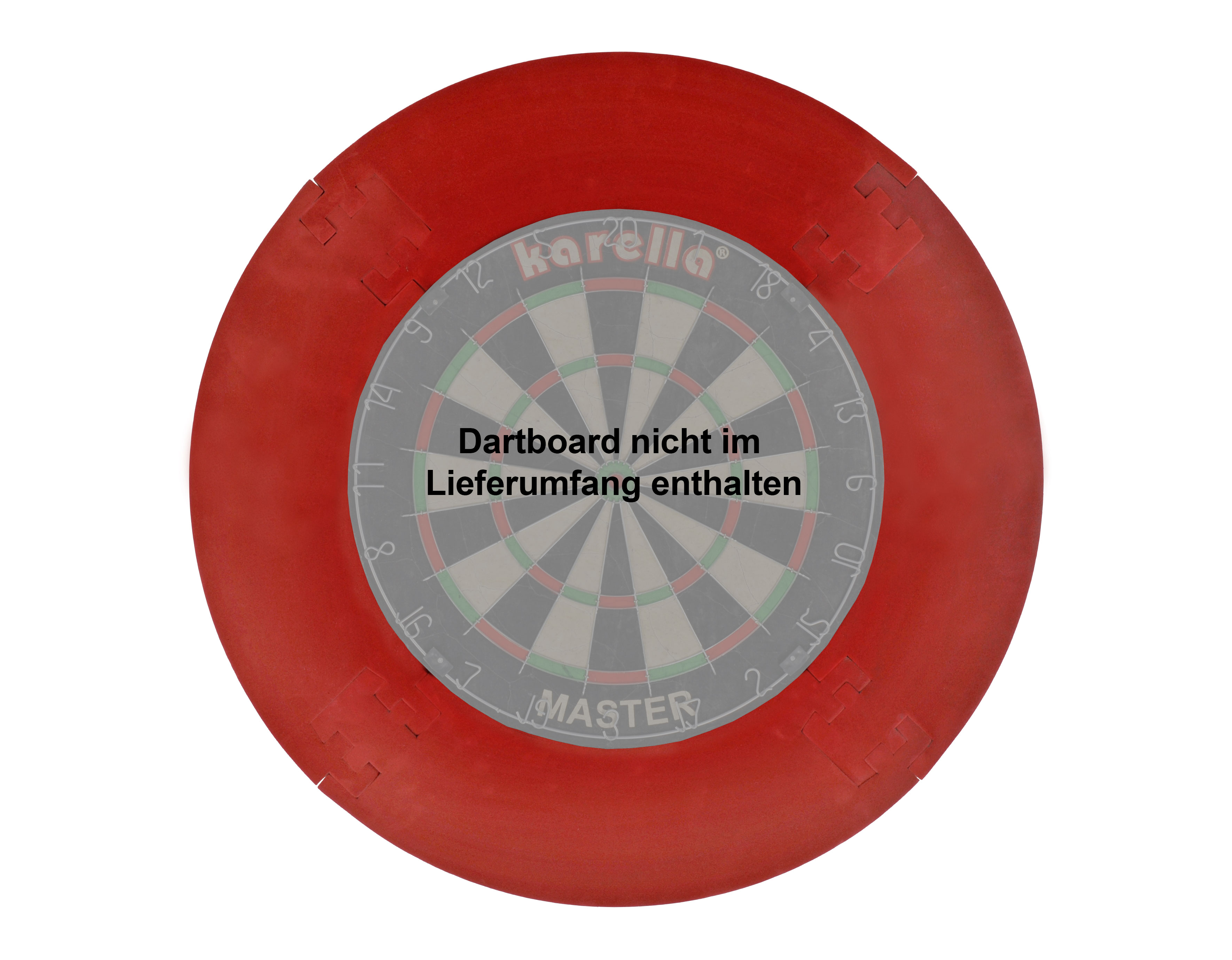 Catchring Karella Stoff 4-tlg rot Dart Surround