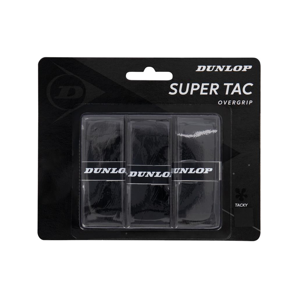 SUPER TAC OVERGRIP NOIR 3 PIÈCES