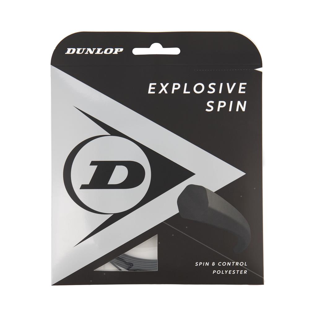 Tennis String EXPLOSIVE SPIN 16G SET BLACK 1PC 1.30