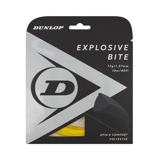 Tennis String EXPLOSIVE BITE 17G YL D 12M SET 1.27