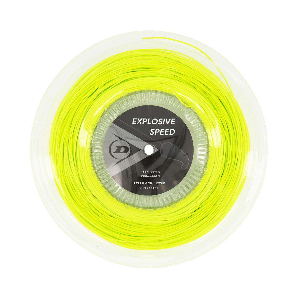 Tennis Saite EXPLOSIVE SPEED 16G/1,30 gelb 200M Rolle