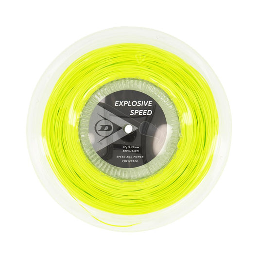Tennis Saite EXPLOSIVE SPEED 17G gelb 200M REEL 1,25