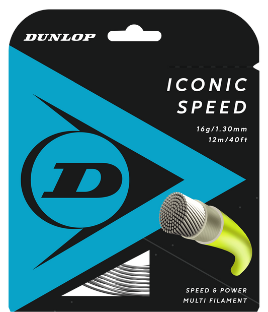 Tennis Saite ICONIC SPEED 16G NATUR 12M SET 1,30
