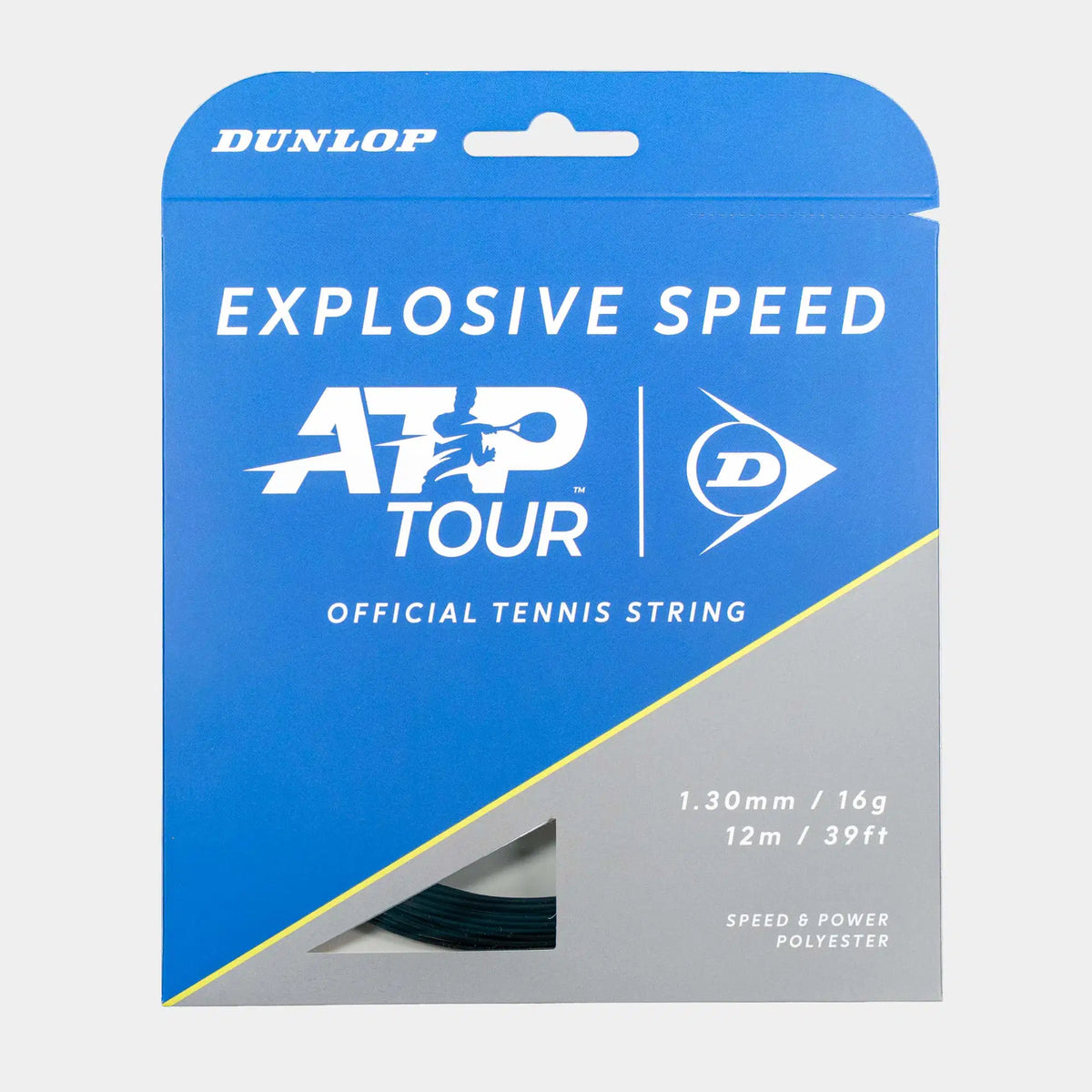 Tennis Saite EXPLOSIVE SPEED 16G schwarz 12m SET 1,30mm