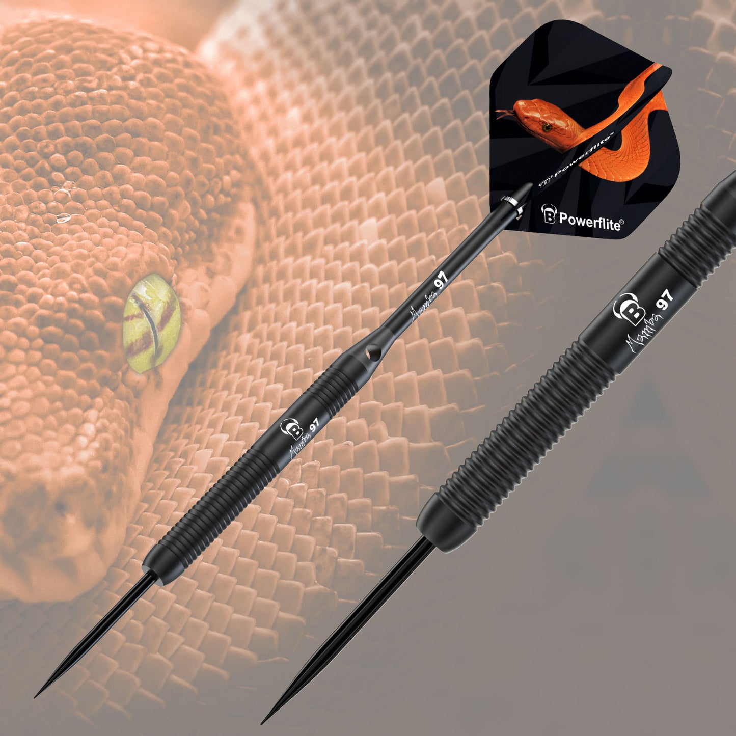 BULL'S Mamba 97 M1 Fléchettes Acier