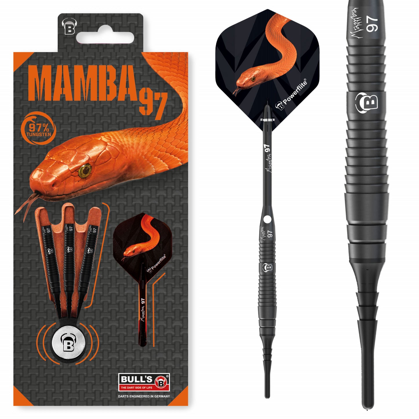 BULL'S Mamba 97 M4 Soft Dart Dartpfeile