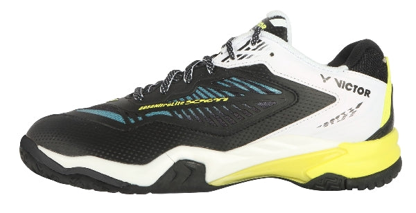 Chaussure de badminton unisexe A830 NitroLite CA noir/blanc