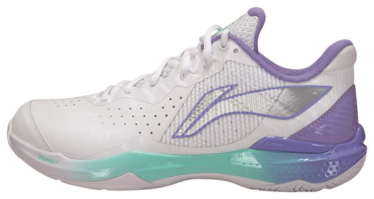 Unisex Badmintonschuh Donner 2 weiß/lila - AYZU015-1