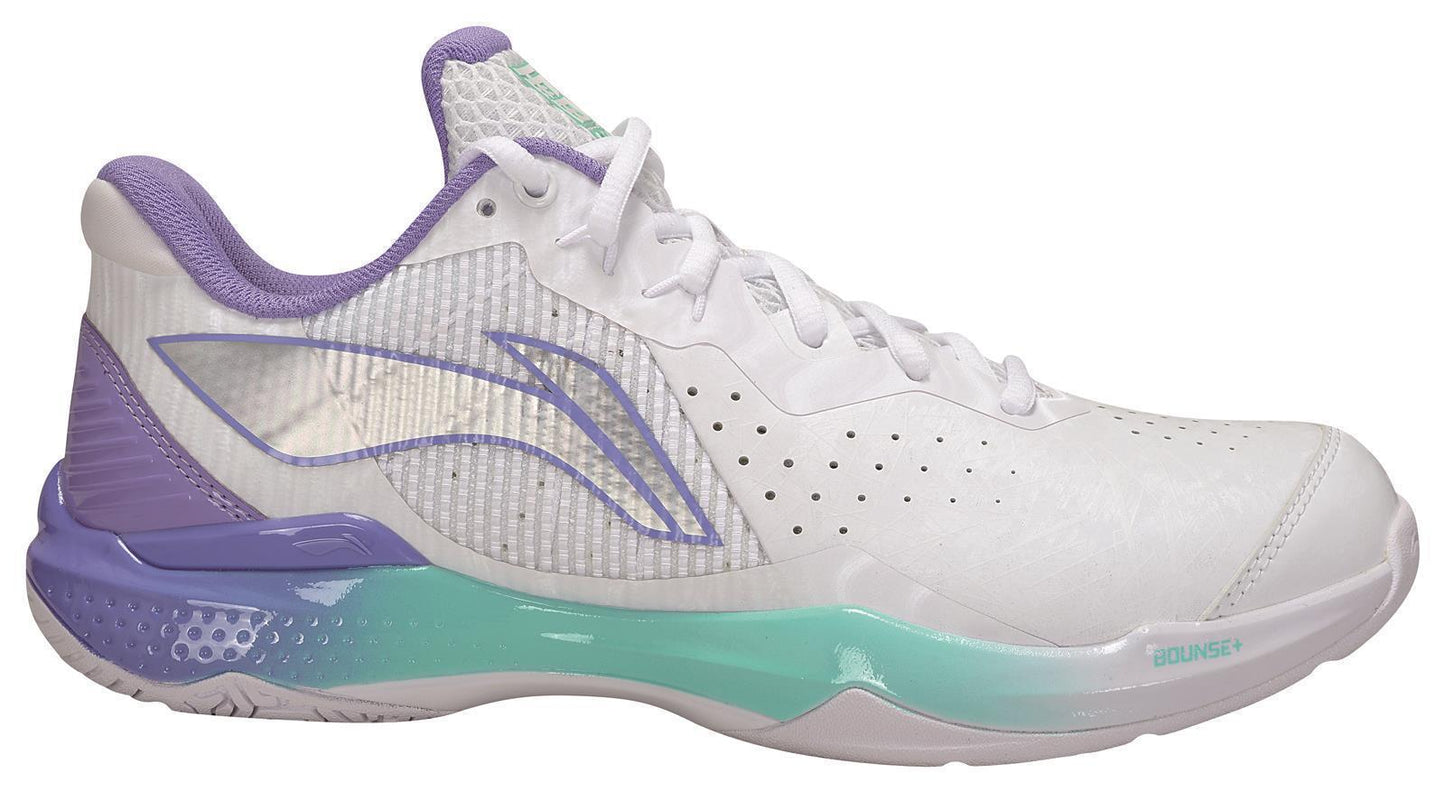 Unisex Badmintonschuh Donner 2 weiß/lila - AYZU015-1