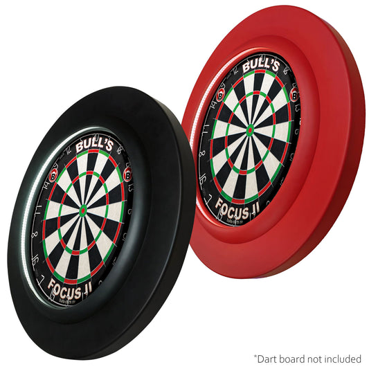 Contour de cible de fléchettes LED PU Lightning, rouge
