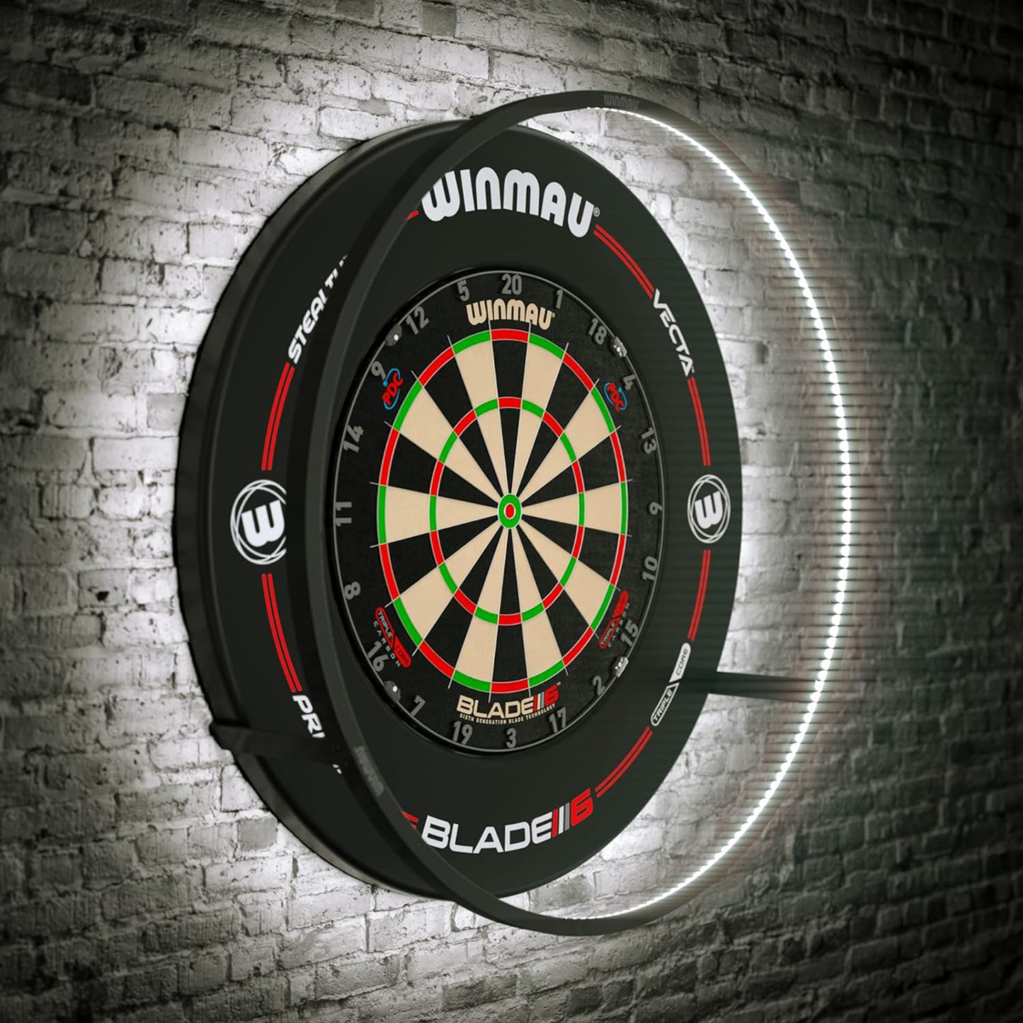 Winmau Dartboard Triple Core + Éclairage Plasma + Contour Pro-Line