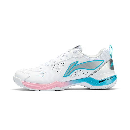 Li-Ning Unisex Badmintonschuh "Blade Pro II" weiß/pink/hellblau