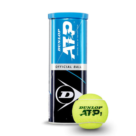 Dunlop Balle de tennis ATP 3TIN Balles de tennis Boîte de 3