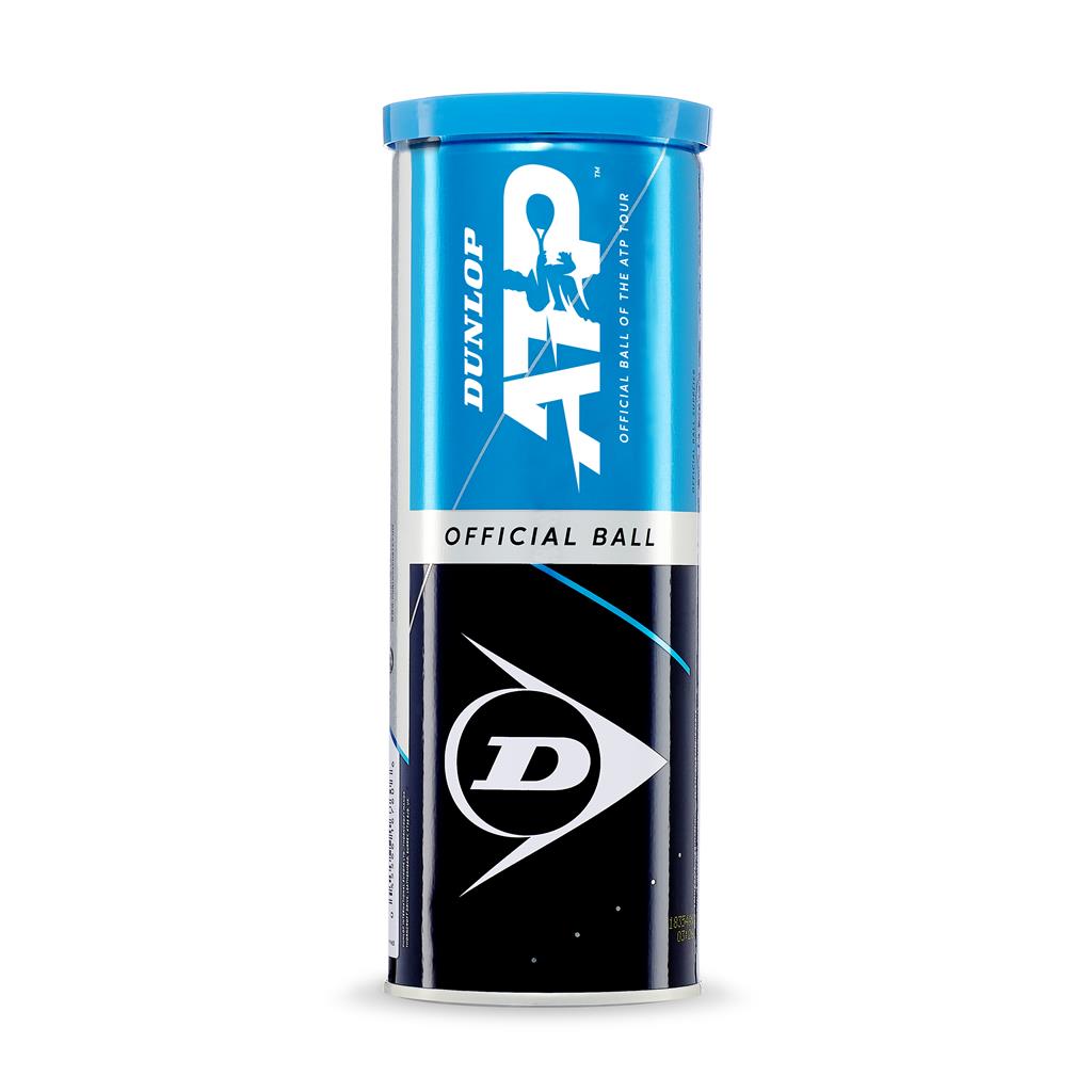 Dunlop Balle de tennis ATP 3TIN Balles de tennis Boîte de 3