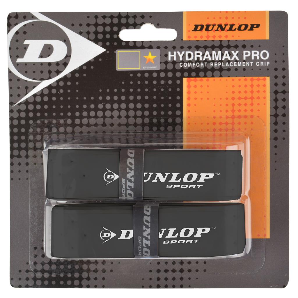 Dunlop HYDRAMAX PRO GRIP Schwarz REPLACEMENT GRIP 2PC Blister