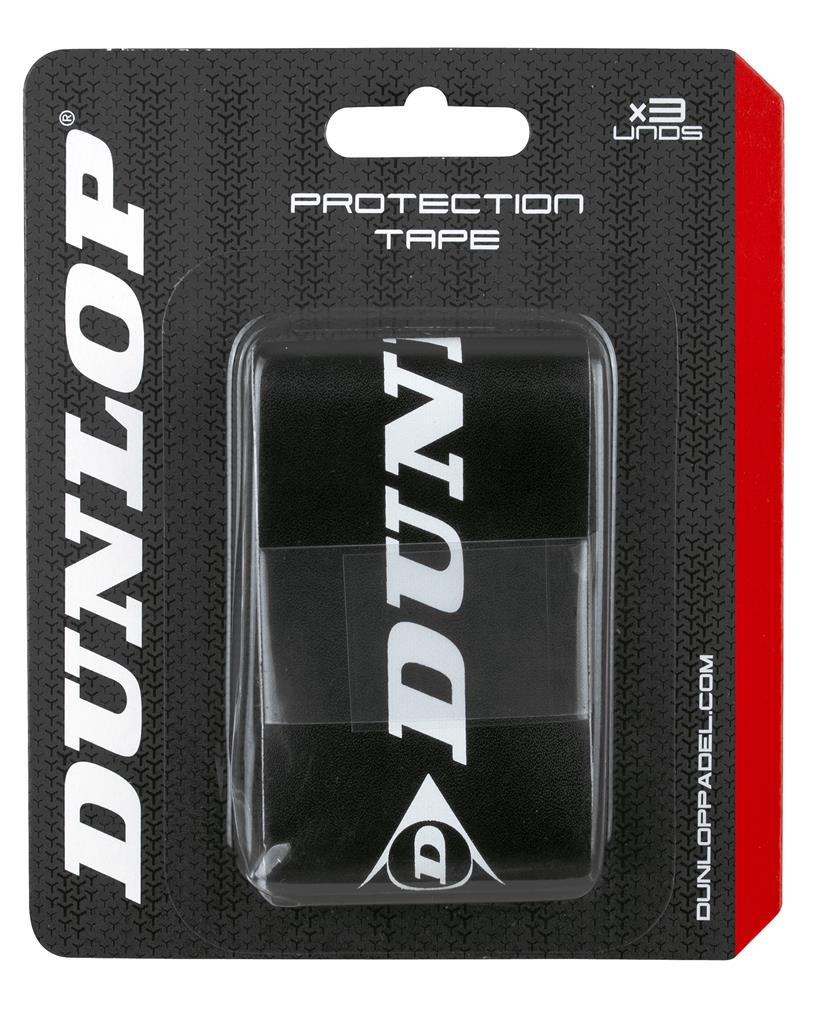 Bande de protection Padel pour raquettes de padel, lot de 3, noir